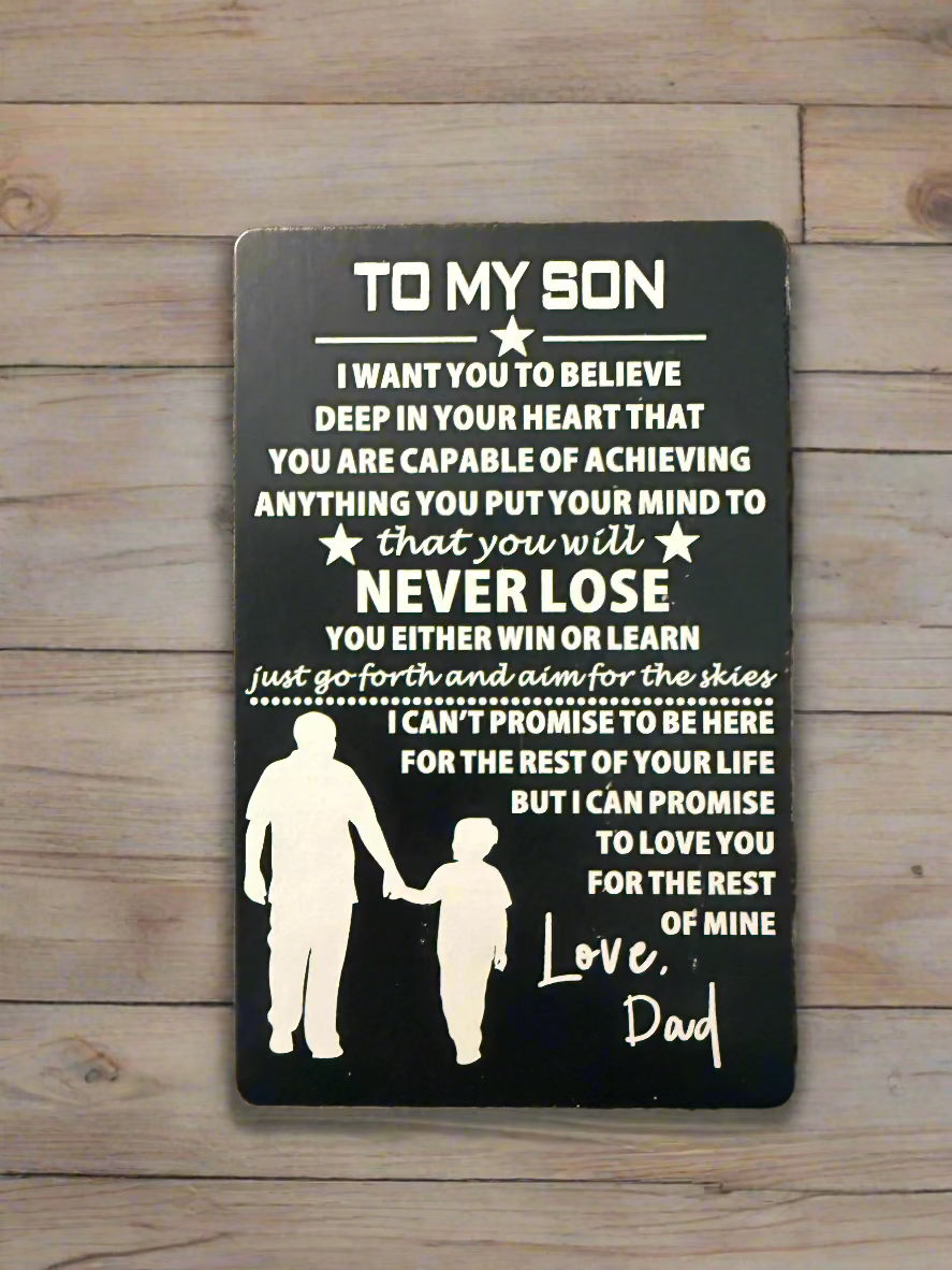 Anodized Metal Keepsakes