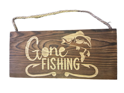 Laser Engraved Hanging Wall Signs