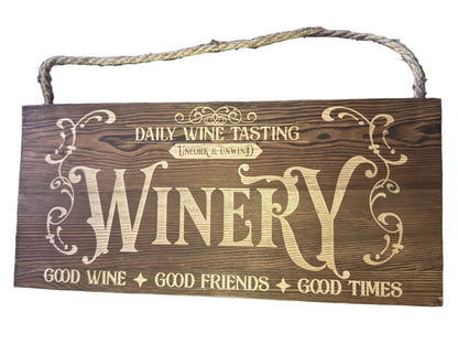 Laser Engraved Hanging Wall Signs