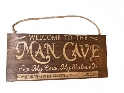 Laser Engraved Hanging Wall Signs