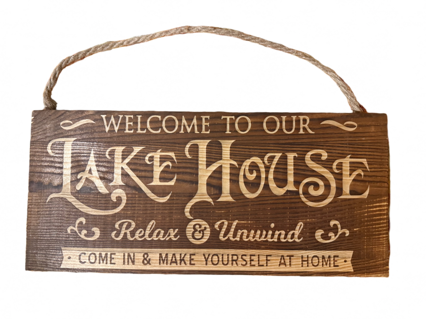 Laser Engraved Hanging Wall Signs