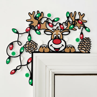 Christmas Door Corner (Reindeer)