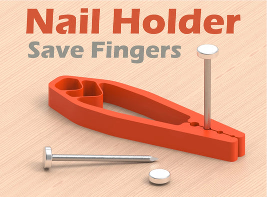 Nail Holder For Hammering