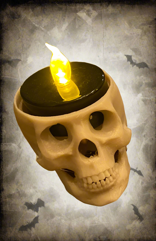 Skull Candle Tea-light Holder